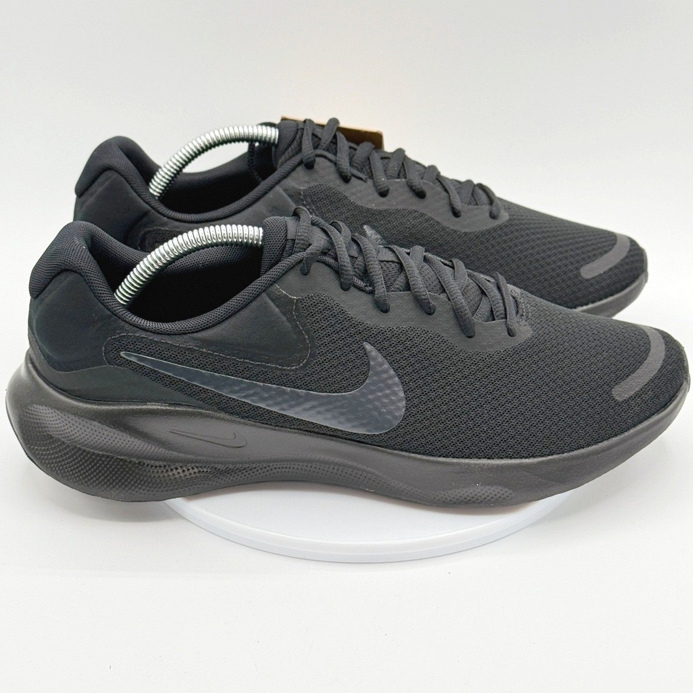 Nike Revolution 7 Mens Size 10 Black/Black FB2207-005, NEW